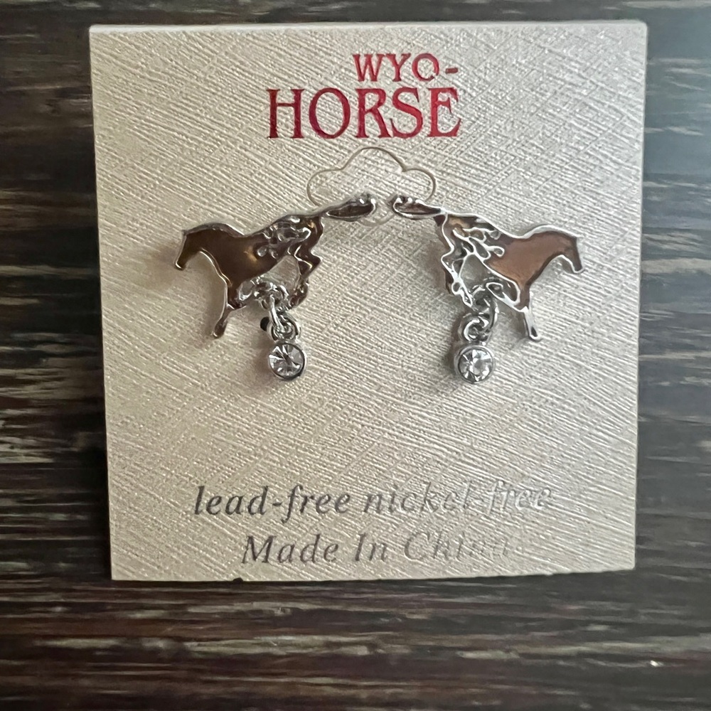 Horse earrings. Nickel free